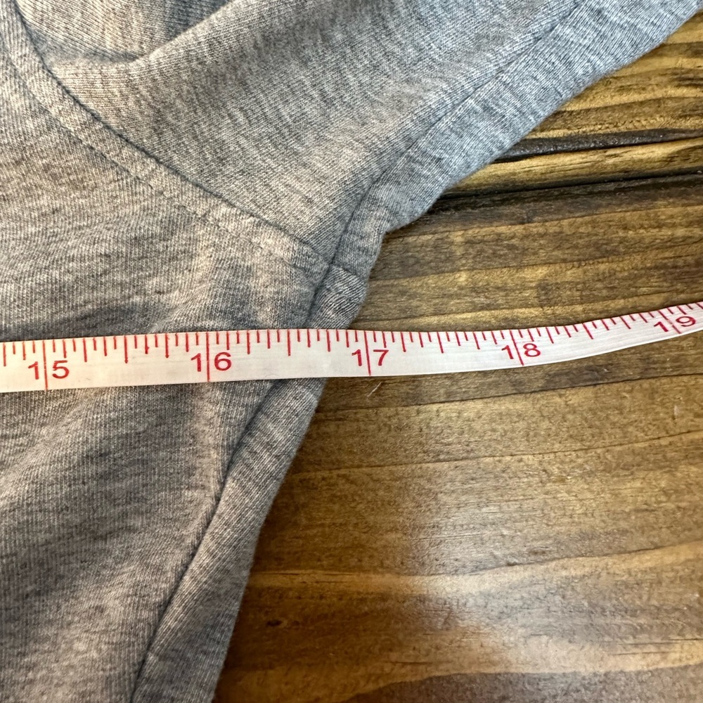 Athleta S Gray Athletic Dress Thumb Holes Stretch Modest COZY UP - Picture 8 of 11